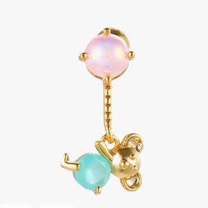 Koala Dangle stud earring